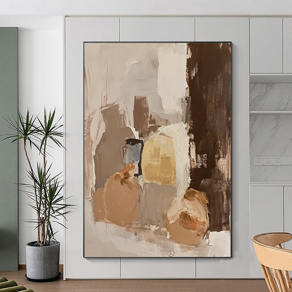 Handmade Oil Painting For Home Decor Rolled Frameless Unstretched Painting